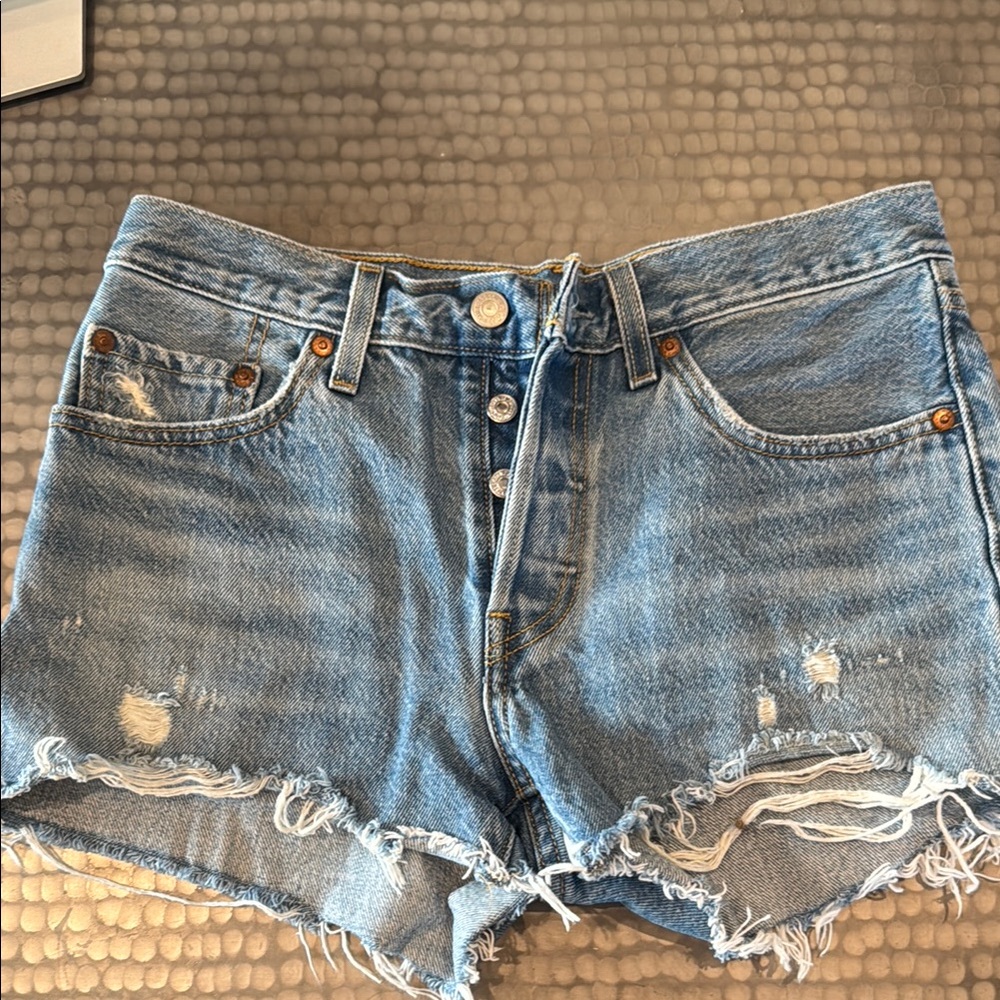 Levi 501 denim shorts
